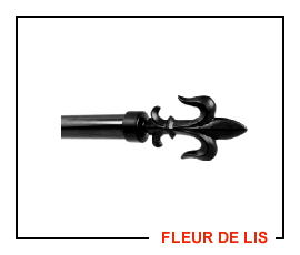 25mm Fleur de Lis