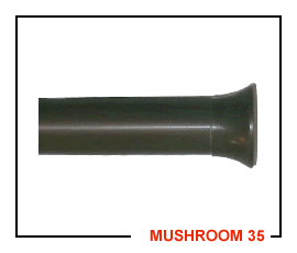 35 Finial Mushroom